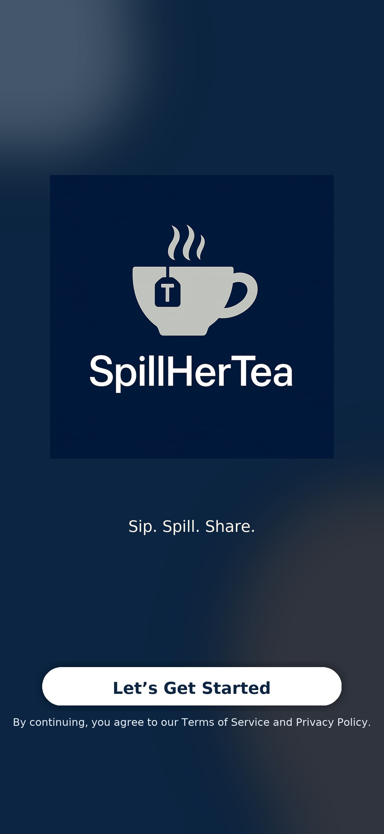 SpillHerTea App Screenshot: Discover and review people